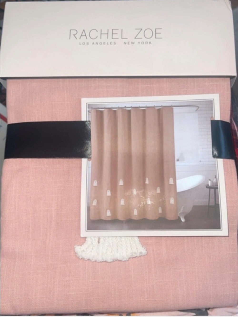 Rachel Zoe Ghost Shower Curtain 72×72 NWT
Halloween